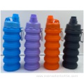 500mL Foldable Solid Color Silicone Bottle Style 1